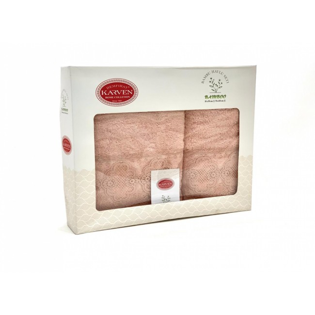 Набор полотенец Карвен "SOLEMARE" бамбук 50*90/70*140 HS 1437