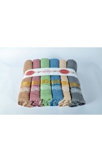 Полотенце Карвен "GEZEGEN" 50*90 6шт.махра Н 2123