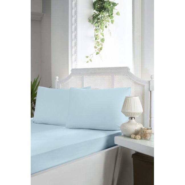 Наволочки сатин 50*70 (+5см) 2 шт E 019 ментоловый