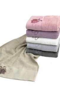 Набор полотенец Карвен "LOTUS" махра 50*90 - 6 шт. HS 3302 (Акция)