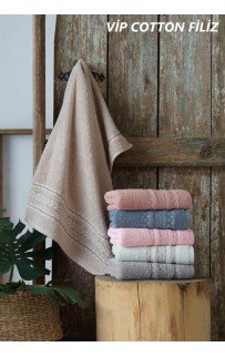 Полотенце Карвен Vip Cotton "FILIZ" 80*150 1шт.махра Н 3222