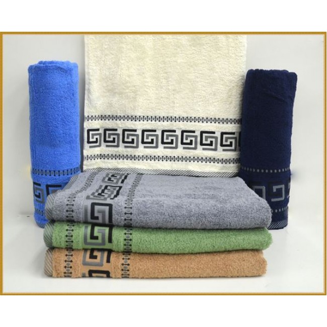 Полотенце Карвен "Grek" махра 70*140 1шт. Н 1549 (Акция)