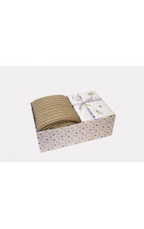Комплект Карвен детский с пледом сатин D 038 Stellar Beige