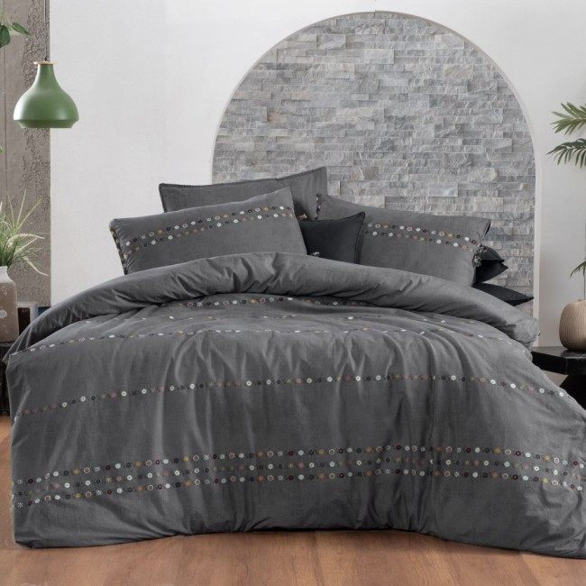 Постельное белье "Sarev"fancy poplin 1.5 сп. N193 Tanya v1/Gri