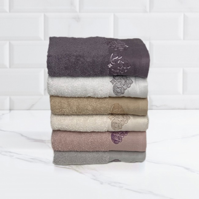 Полотенеце Карвен 50*90 6шт.махра с вышивкой H 7000 ARMA (Акция) Полотенеце Карвен 50*90 6шт.махра с вышивкой H 7000 ARMA (Акция)