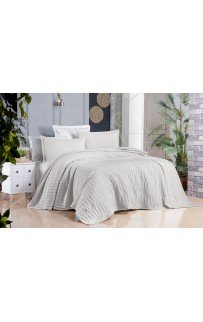 Комплект SAREV "DORIS"(покрывало +наволочка) 1.5 спальн 2 предмета Y 878 v2 bej/бежевый