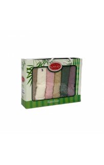 Набор кухонных полотенец Карвен бамбук 35*76 (6 шт.) для рук HM 1540 v3 (Акция)