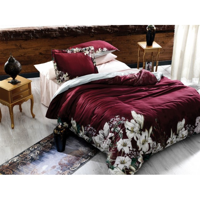 N046 Постельное белье Zebra 3Dсатин евро ( Amanda ) (АКЦИЯ)