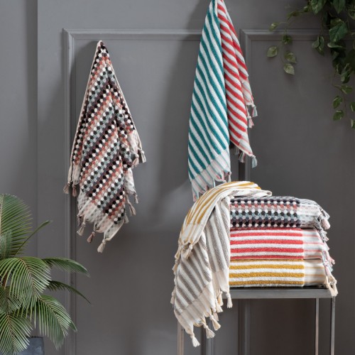 Полотенце Sarev ELITE GROUP "PONTOS" 45*90 1шт. махра Н1025 v1/Multi