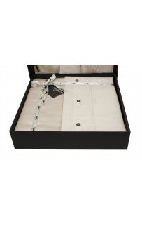 Постельное белье "Sarev" (300 tc) сатин 1,5 спальное N379 MONOCHROME v3/Cream