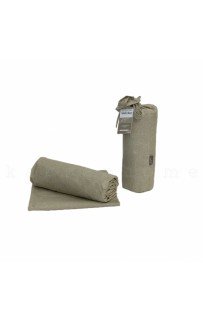 Простынь Sarev Bazaar"TEO"на резинке+1 наволочка"FITTED CARSAF SETI"1.5 сп поплин 100*200+30см P 939 v2 bej/бежевый