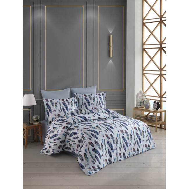 Постельное белье "Карвен" Digital print сатин 3D евро N125-S003