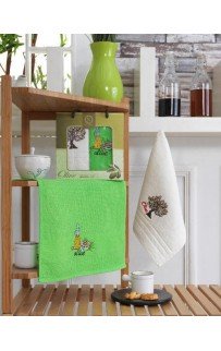 Полотенце кухонное Карвен NILTEKS "FRUTS SERIES" махра 30*50 2шт. НМ 505
