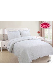 Покрывало "Карвен" стеганое евро (225*245/50*70 (2)) Y 703 (Акция)