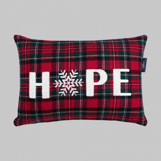 Подушка декоративная новогодняя Sarev KIARA 30*45 Е011 KIRMIZI