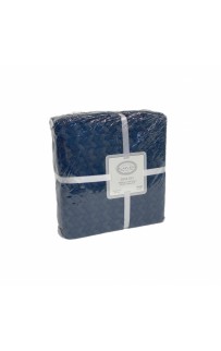 Плед KARVEN Super Soft "BENZIA" 200*220 п/э евро Р 944 индиго (Акция).