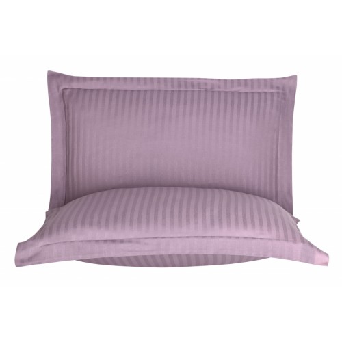Наволочки Karven Stripe Satin 50*70 (+5см) 2 шт murdum/лиловый