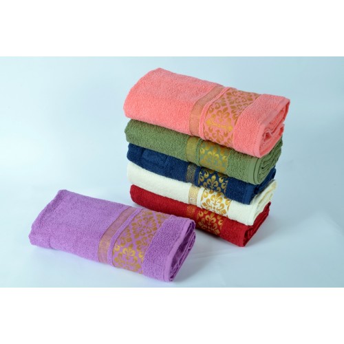 Полотенце Карвен "DAMAKS" 50*90 6шт.махра Н 2135