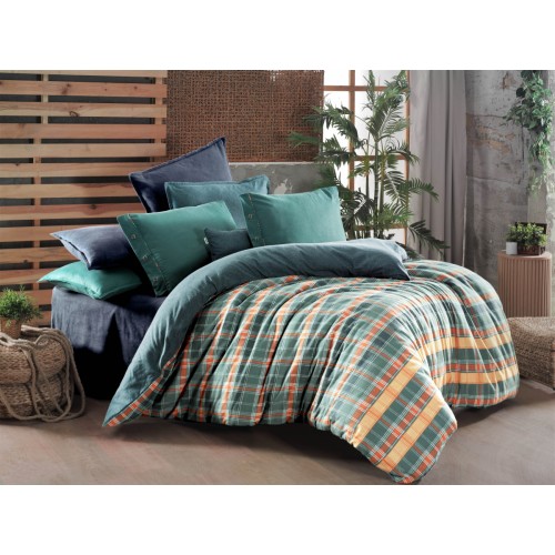 Постельное белье SAREV ARNO Фланель 1,5.YESIL/v2.