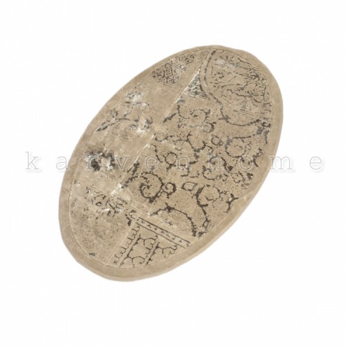 Ковер Карвен NOSTALJI хлопок/вискоза 80*120 KV 031 bej/бежевый.