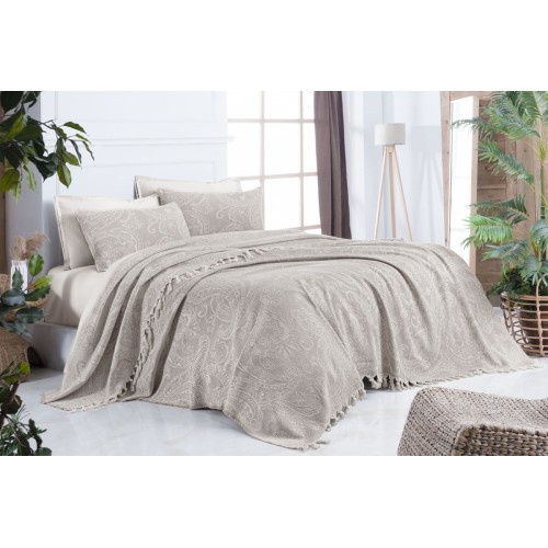 Комплект SAREV ZARIAH (покрывало +наволочка) 1.5 спальн. 2 предмета Y 876 v1bej/бежевый