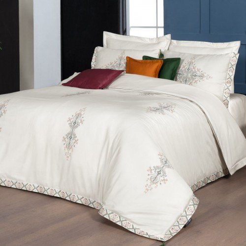 Постельное белье "Sarev" Sport&Chic (300tc) cатин евро N315 UMAY v1/Bej