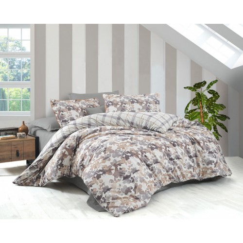 Постельное белье "Sarev Bazaar"ранфорс 1,5 спальн."SARAH" v1 Bej (Акция)