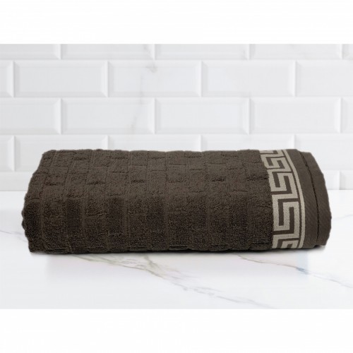 Полотенце Kарвен "GREK" 50*90 1шт махра H 3266 antrasit.