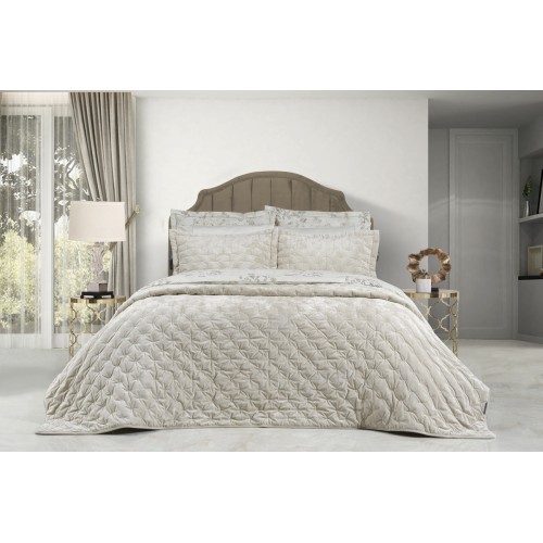 Комплект SAREV ELITE GROUP "METIS" (покрывало +2наволочки) евро 250*260/50*70(2) 3 предмета Y 880 v1 bej/бежевый