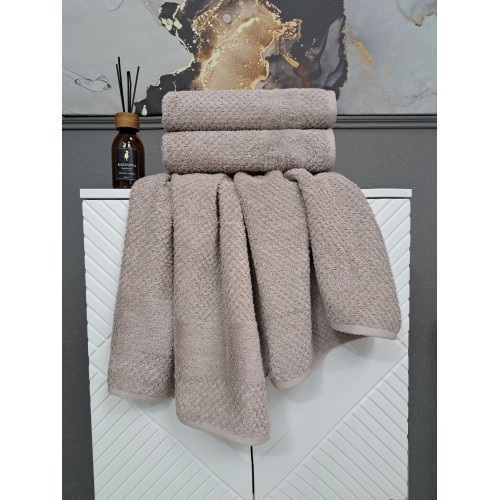 К-т полотенец Gabriel (мокко) 70х140см(1),50х90см(1) KAZANOV.A.