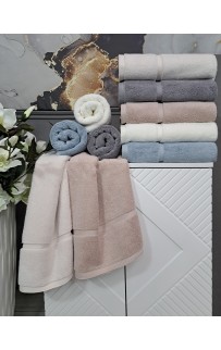 Полотенце Perla (орхидея платина) 50х90см KAZANOV.A.