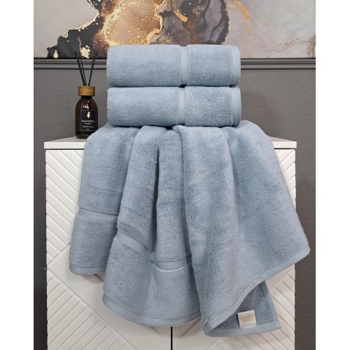 Полотенце Perla (деним платина) 50х90см KAZANOV.A.