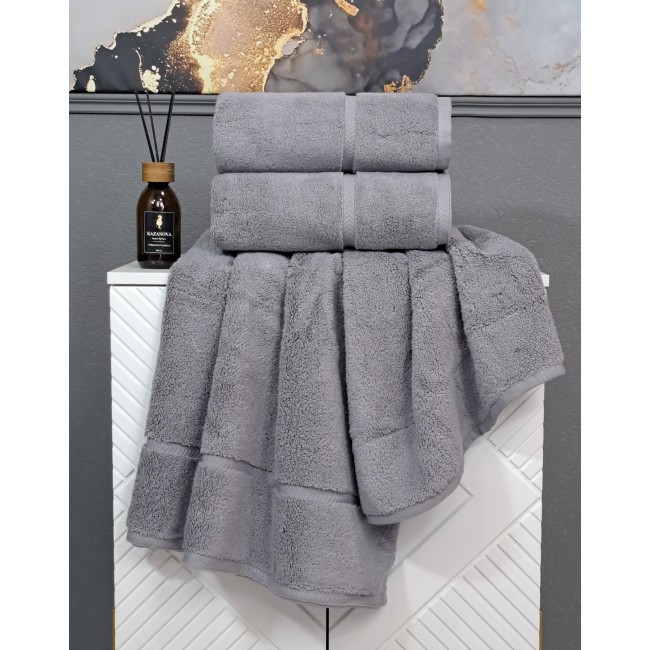 Полотенце Perla (графит платина) 50х90см KAZANOV.A.