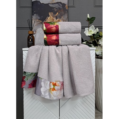 Полотенце Adora Фиджи (дымчатый беж) 50х90см KAZANOV.A.