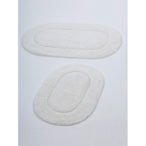 Коврик для ванной Сальвадор (белый жемчуг) 50x70(1), 60x100(1) KAZANOV.A.