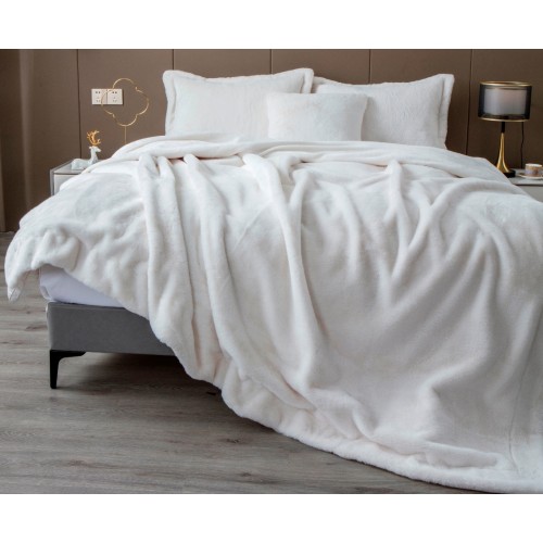 Покрывало декоративное Rabbit (молоко) 160х220 KAZANOV.A