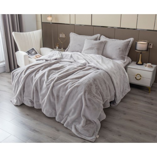 Покрывало декоративное Rabbit (бежевый платина) 220х240 KAZANOV.A.