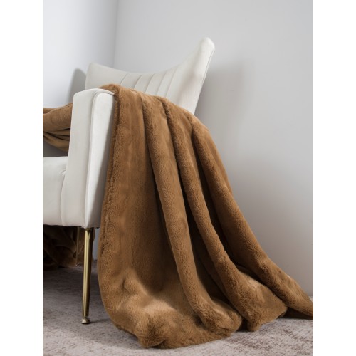 Покрывало декоративное Rabbit (охра) 220х240 KAZANOV.A