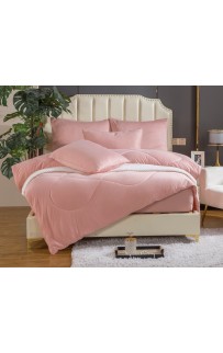 Комплект с одеялом Bamboo milk super soft (пыльная роза) KAZANOV.A. Семейный
