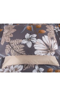 Комплект с одеялом Мирабелла (графит латте) Cotton KAZANOV.A. Евро