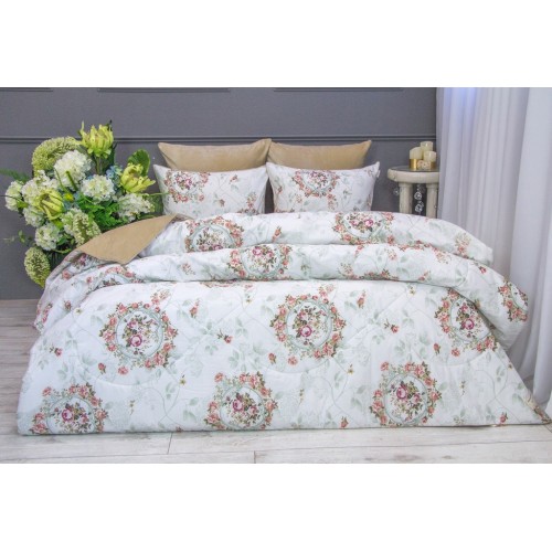 Атриум (бежевый) ABC Cotton комплект Евро KAZANOV.A.