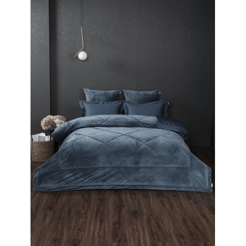 Lindor Premium (деним платина) Cotton комплект Евро KAZANOV.A.