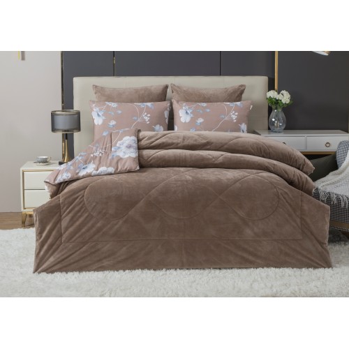 Петуния (капучино) ABC Cotton комплект Евро KAZANOV.A.