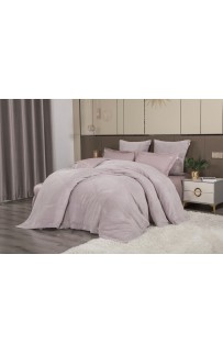 Комплект с одеялом Lindor Fluffy (лаванда платина) Egyptian Cotton KAZANOV.A. Евро