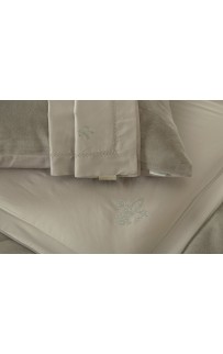 Комплект с одеялом Lindor Fluffy (серый беж) Egyptian Cotton KAZANOV.A. Евро