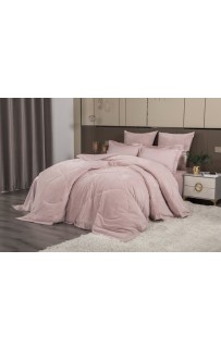 Комплект с одеялом Lindor Fluffy (лайт пудра) Egyptian Cotton KAZANOV.A. Евро