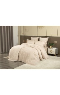 Комплект с одеялом Lindor Fluffy (крем) Egyptian Cotton KAZANOV.A. Евро