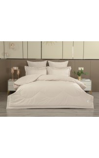 Комплект с одеялом Lindor Fluffy (крем) Egyptian Cotton KAZANOV.A. Евро
