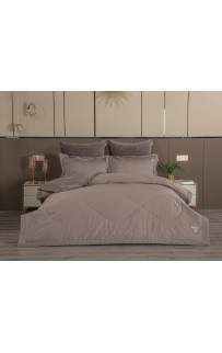 Комплект с одеялом Lindor Fluffy (капучино трюфель) Egyptian Cotton KAZANOV.A. Евро
