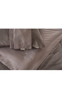 Комплект с одеялом Lindor Fluffy (капучино трюфель) Egyptian Cotton KAZANOV.A. Евро